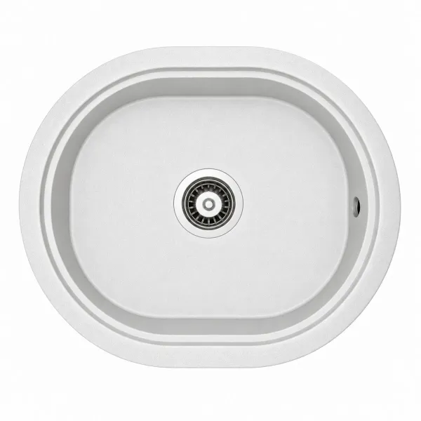 Гранітна мийка Adamant CIRCUM Білий