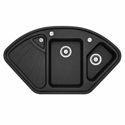 Гранітна мийка Adamant CONSENSUS Антрацит