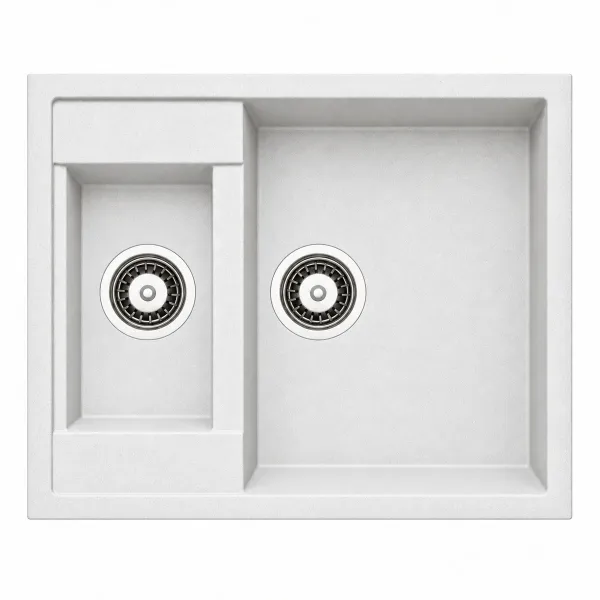 Гранітна мийка Adamant DUPLEX Білий Гранітна мийка Adamant DUPLEX Білий
