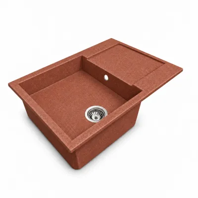 Гранітна мийка Adamant HORIZON MEDIUM Terra-cotta