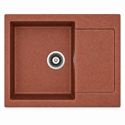 Гранітна мийка Adamant MINIMAL Terra-cotta
