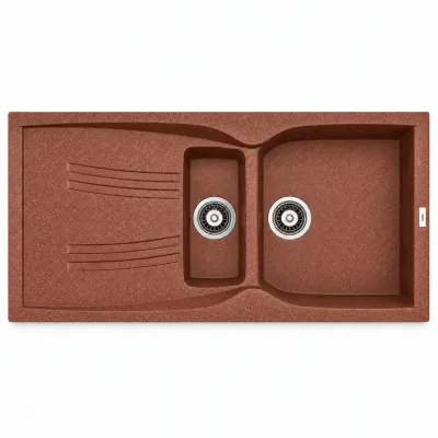 Гранітна мийка Adamant NEW LINE PLUS Terra-cotta