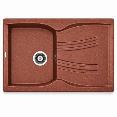 Гранітна мийка Adamant NEW LINE Terra-cotta