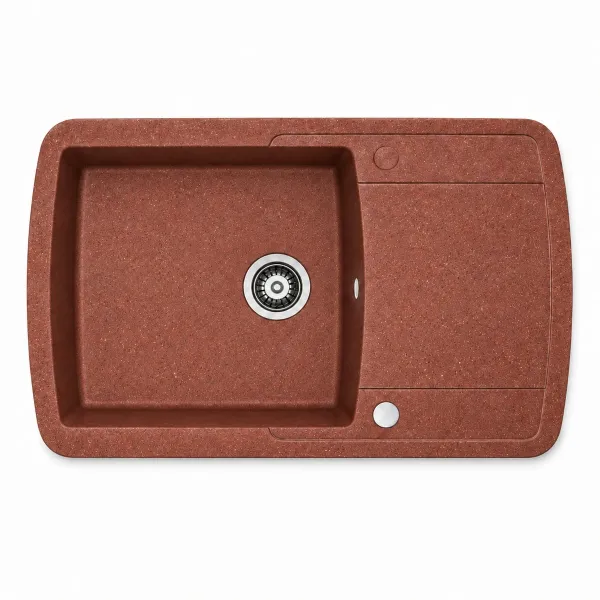 Гранітна мийка Adamant OPTIMAKS Terra-cotta