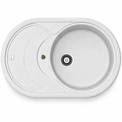 Гранітна мийка Adamant SHELL Білий Гранітна мийка Adamant SHELL Білий