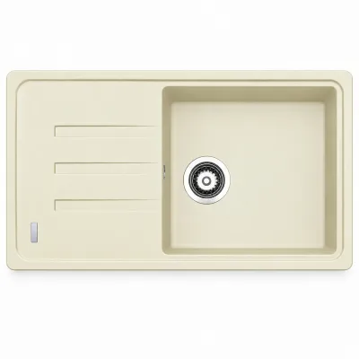 Гранітна мийка Adamant SLIM LONG Ivory
